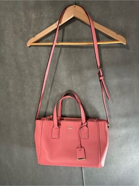Authentic Kate Spade New York Cameron Street Teegan Satchel - Pink